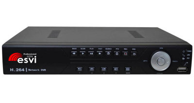 Видеорегистратор ESVI EVD-9508IА Формат сжатия Н.264, OS Linux, 3 режима DVR/HVR/NVR, 8 BNC 8/1, VGA, HDMI, аудио 4/1, тревожный 2/1, максимальное разрешение записи: 8CH 960H * 12 к/с, 8CH D1 * 25 к/с, 1HDD SATA  (до 4 Тб), PTZ, RS-485, USB 2.0 (3G/Wi-Fi), TCP/IP, HTTP, FTP, PPPoE, DHCP, SMTP, DDNS, NTP, UPnP, удаленный доступ с мобильных платформ (iOS, Android), в комплекте:  пульт д/у, мышь, блок питания DC 12В, диск с ПО для централизованного мониторинга и управления до 255 DVR, 260х234х45мм.